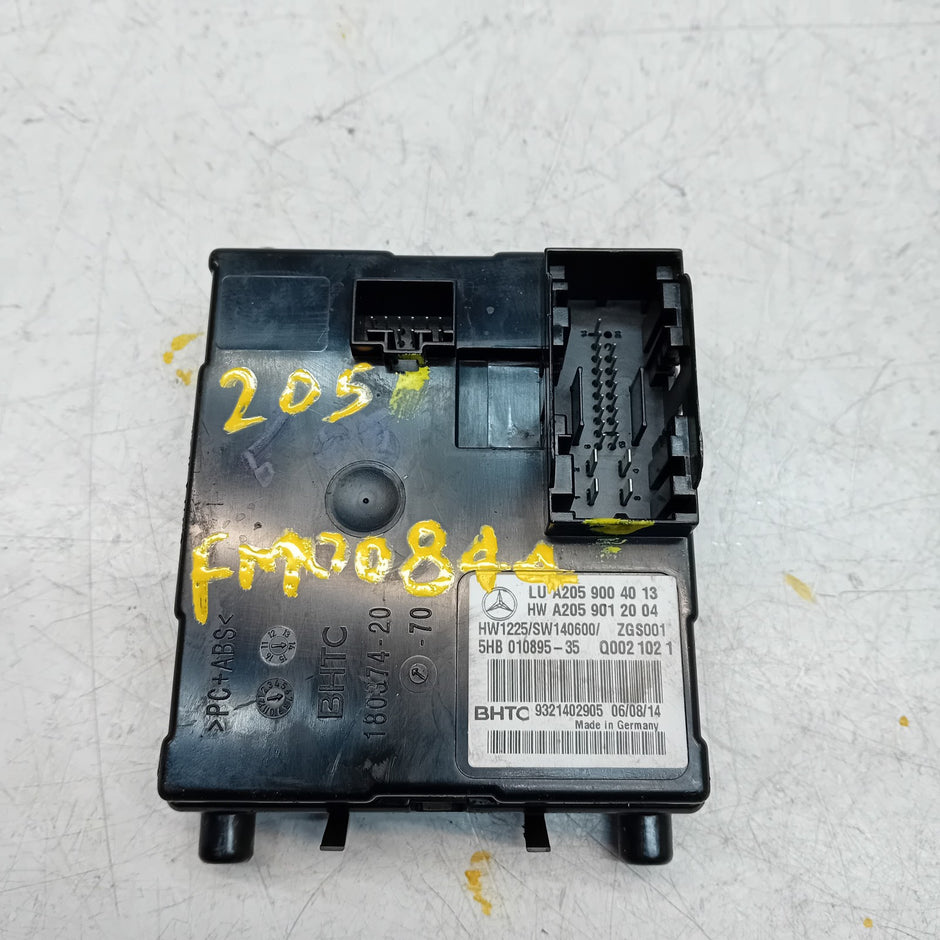 MERCEDES C CLASS 2014 W205 AIR CONDITIONING CONTROL MODULE A2059004013 FM00844