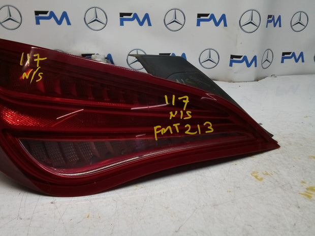 MERCEDES CLA W117 PASSENGER SIDE LEFT NS REAR TAIL LIGHT A1179060501 2015 FMT213