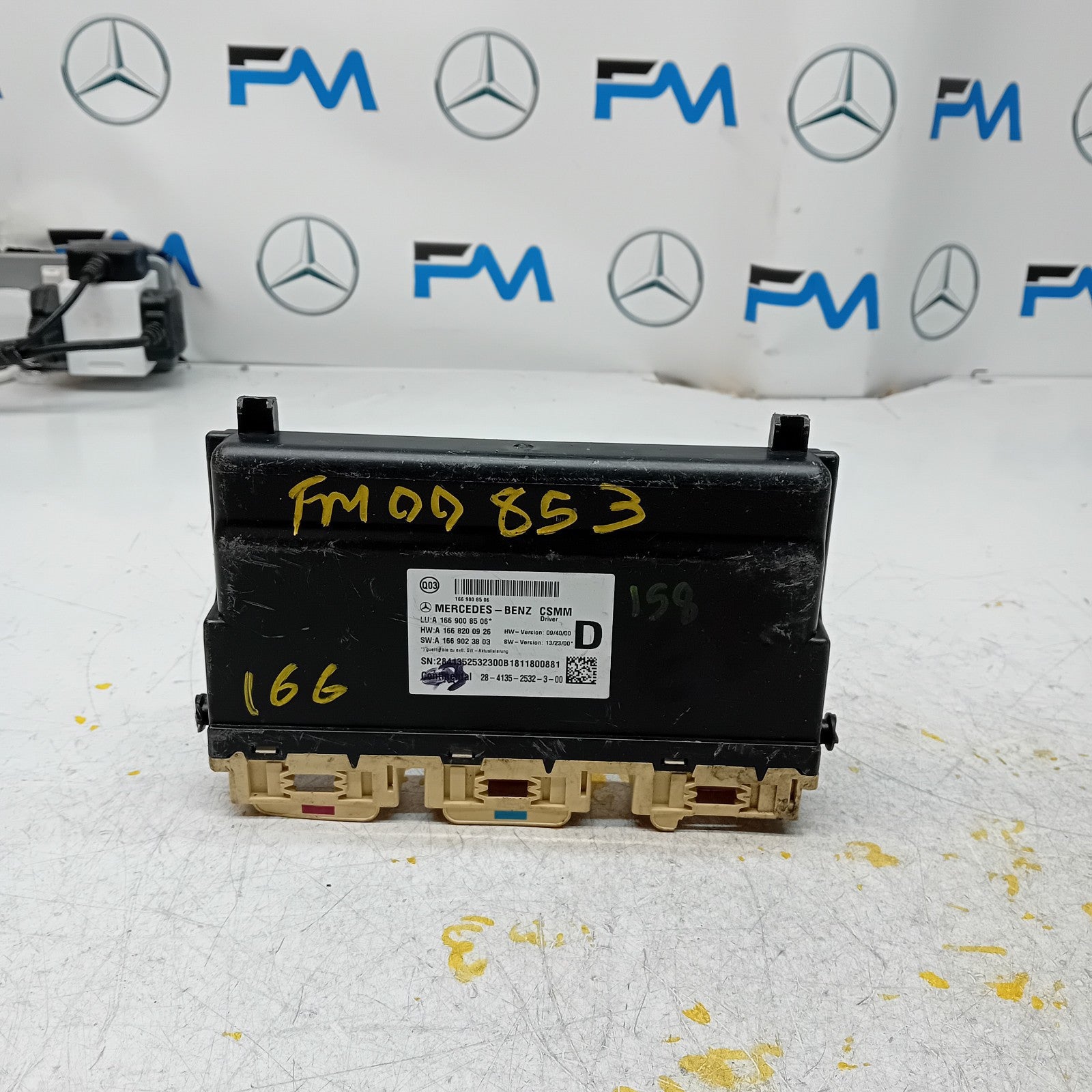 MERCEDES GLS CLASS W166FRONT RIGHT SEAT CONTROL MODULE A1669008506 FM00853