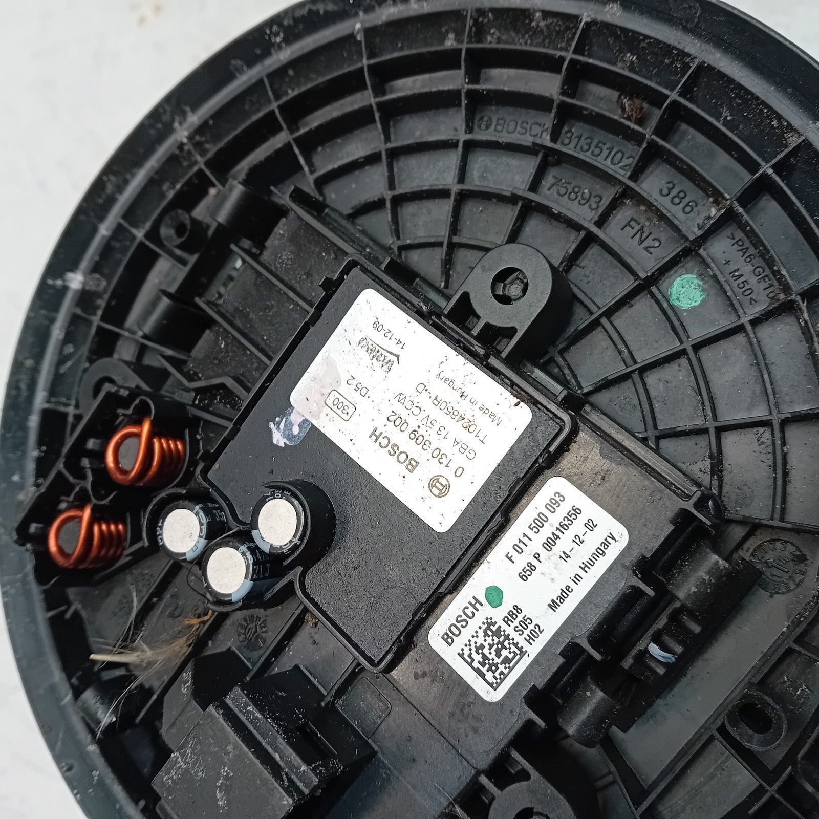 MERCEDES BENZ W205 C-CLASS INTERIOR BLOWER HEATER FAN 0130309002 FM00968