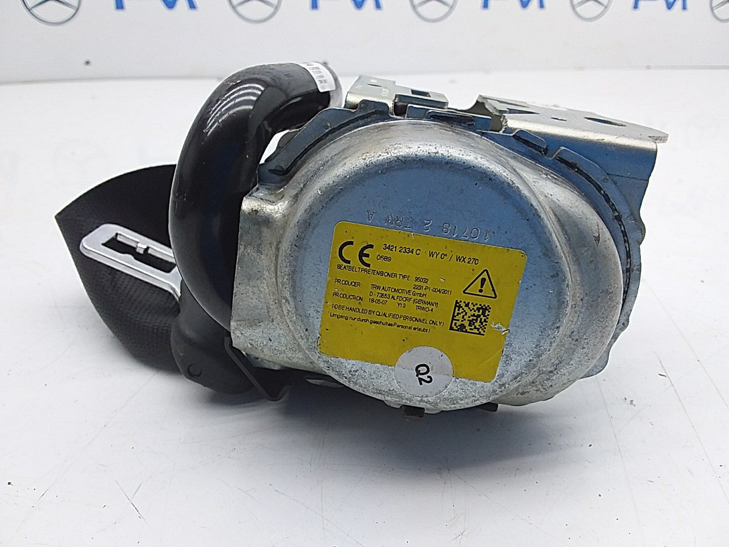 MERCEDES  A,B-CLASS W247 DRIVER SIDE REAR  LEFT SEAT BELT A2478600985  OSR FMS13