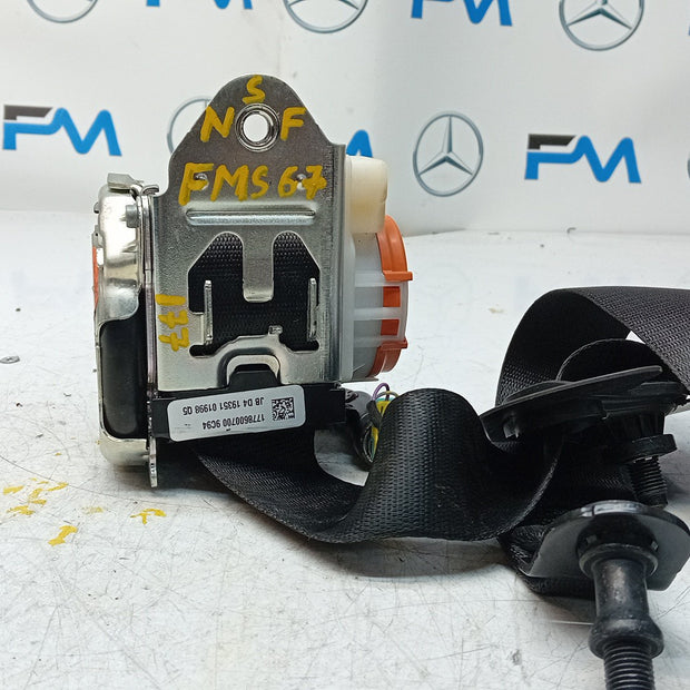 MERCEDES A CLASS  FRONT LEFT SEAT BELT WITH PRETENSIONER A1778600700 FMS67 NSF