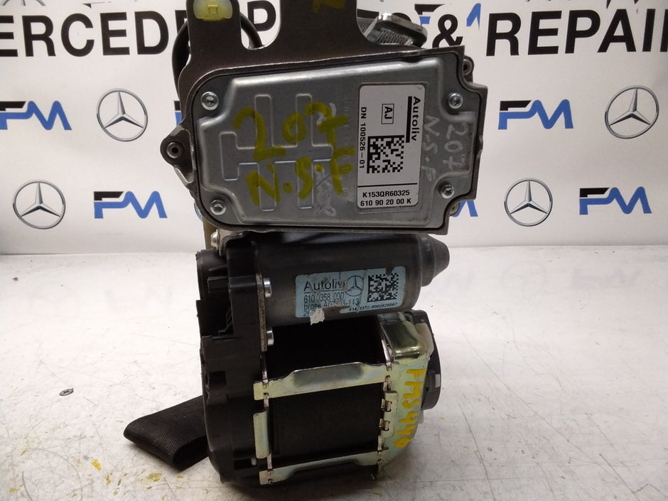 MERCEDES E CLASS W207 SEAT BELT FRONT LEFT PASSENGER A2078604185 FMS446 NSF