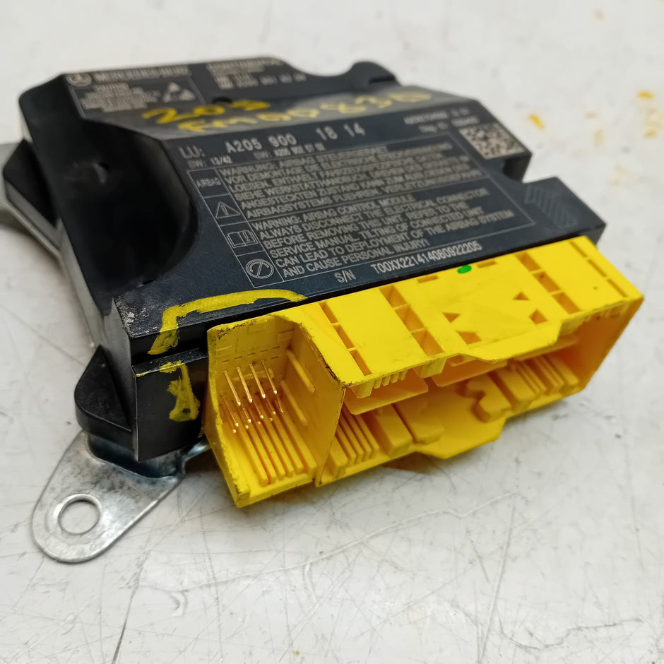 MERCEDES C-CLASS AIRBAG CONTROL MODULE W205 A2059001814 FM00830