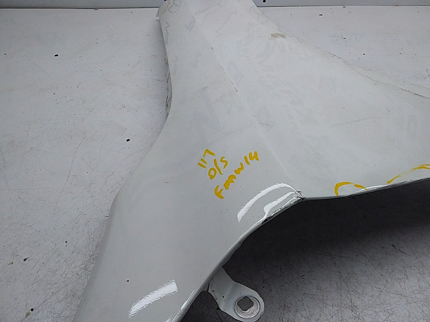 MERCEDES  BENZ CLA W117 OS RIGHT DRIVER SIDE WINGS  FMW14  A1178810201 (DAMAGED)
