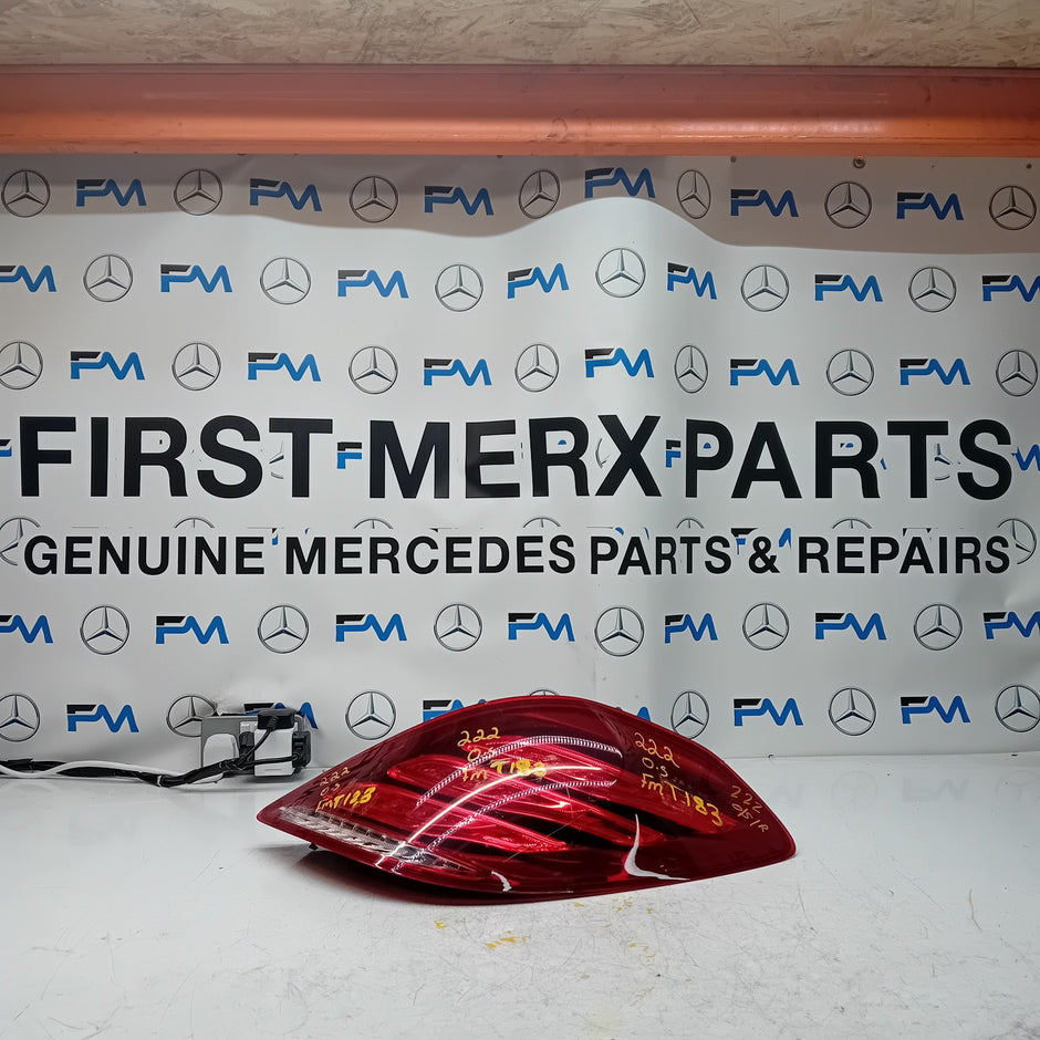 MERCEDES S-CLASS W222 DRIVER SIDE OS REAR TAIL LIGHT FMT183 2016 A2229065501