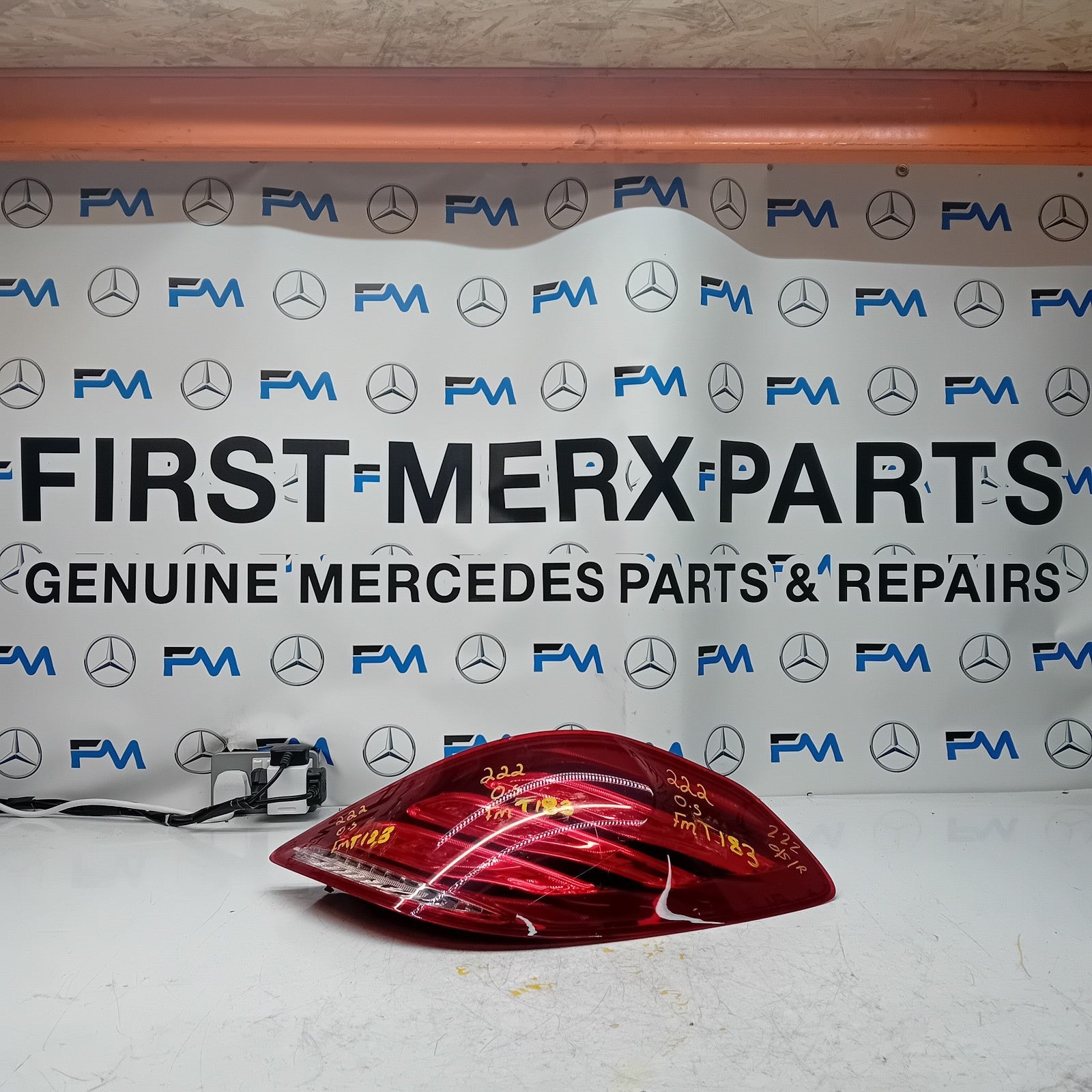 MERCEDES S-CLASS W222 DRIVER SIDE OS REAR TAIL LIGHT FMT183 2016 A2229065501