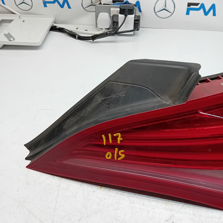 MERCEDES CLA W117 DRIVER SIDE OS REAR TAIL LIGHT A1179060601 2017 FMT00878