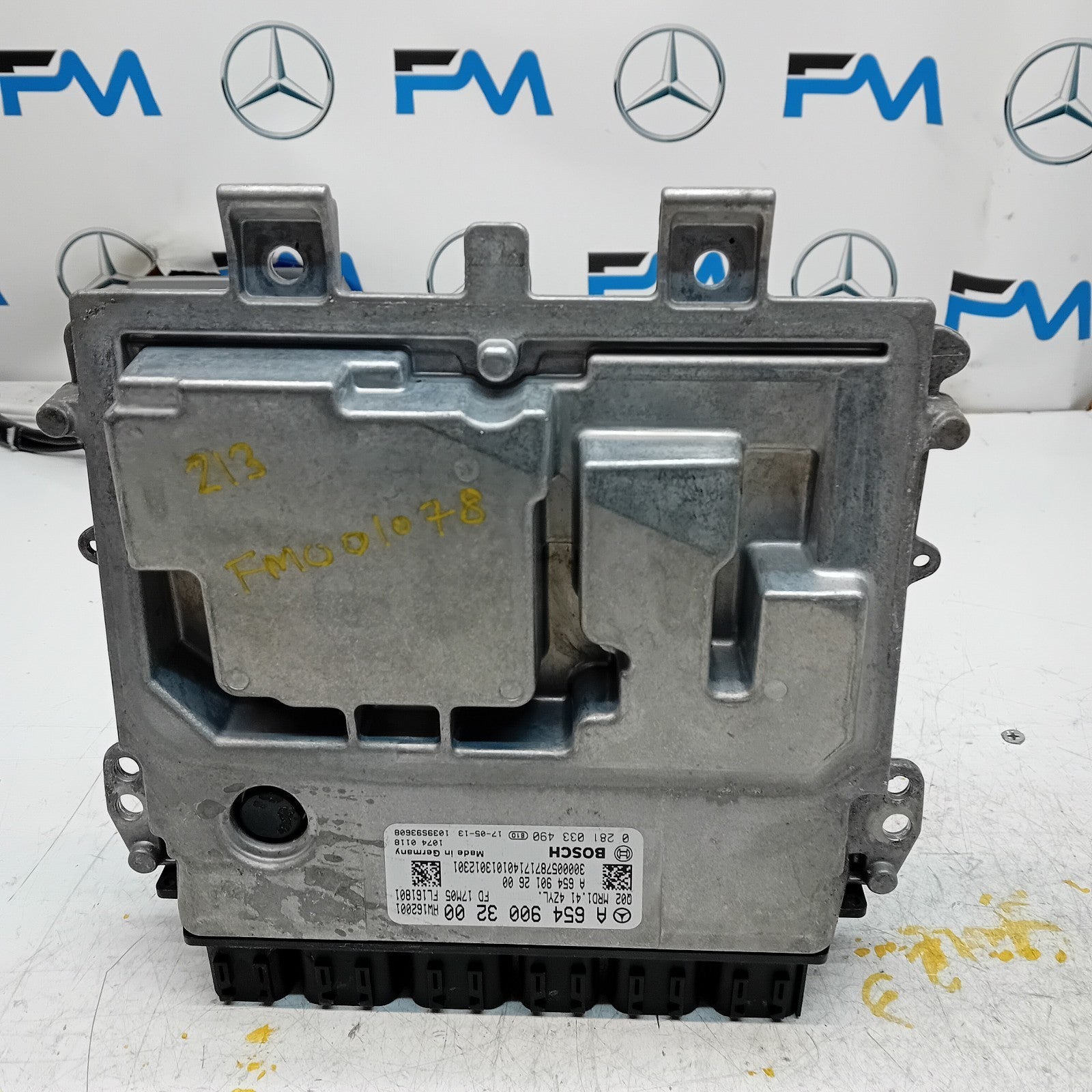 MERCEDES E-CLASS W213 ENGINE  ECU CONTROL MODULE A6549003200 FM001078