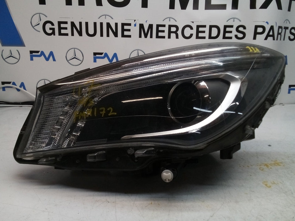 MERCEDES CLA W117 HEADLIGHT PASSENGER NS LEFT A1179065300 2015 FMH172
