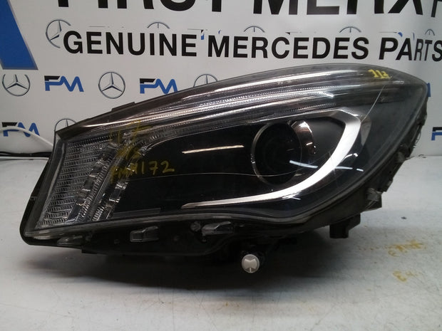MERCEDES CLA W117 HEADLIGHT PASSENGER NS LEFT A1179065300 2015 FMH172