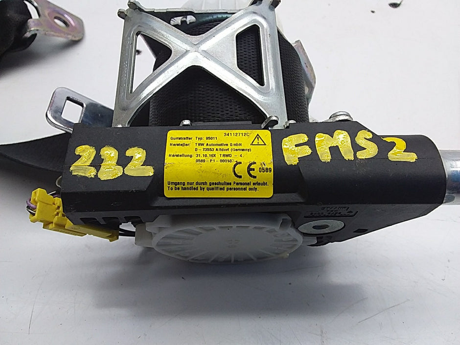 MERCEDES BENZ S -CLASS W222 PASSENGER SIDE REAR  LEFT SEAT BELT A2228600785 FMS2