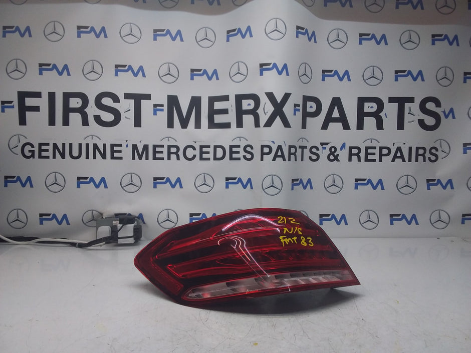 MERCEDES E-CLASS W212 REAR PASSENGER N/S TAIL LIGHT A2129060703 2015 FMT83
