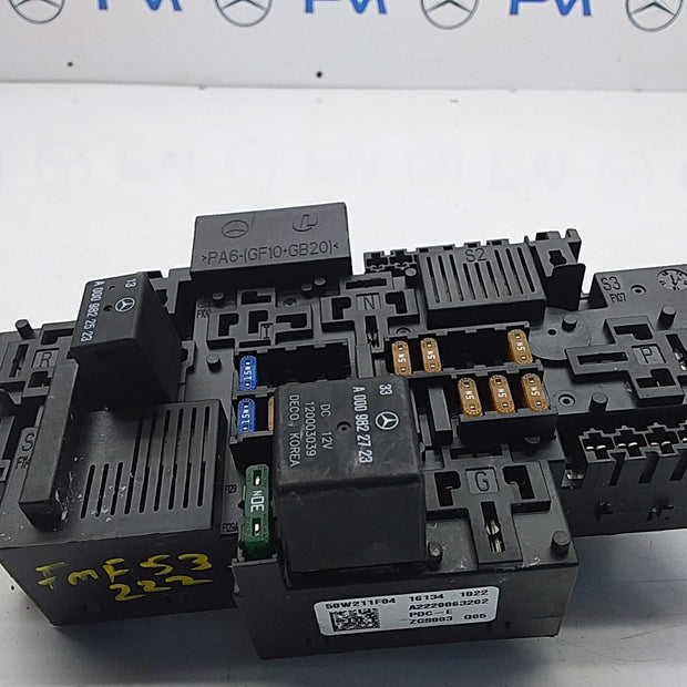 MERCEDES S CLASS FUSE RELAY BOX A2229063202 W222 2014 -2021 FMF53