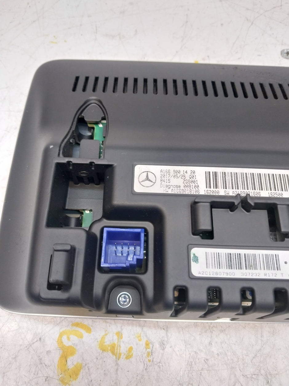MERCEDES M-CLASS W166 DISPLAY SCREEN A1669001420 2017 FM00717