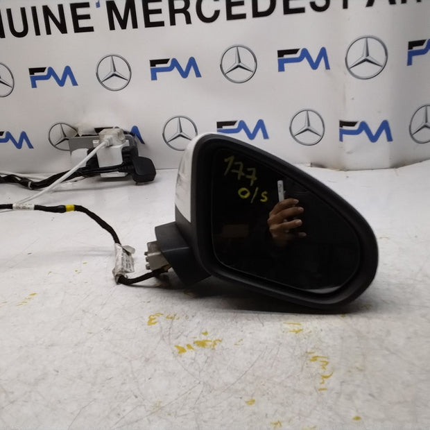 2021 MERCEDES-BENZ A-CLASS W177 Driver Side Wing Mirror A1778101200 WHITE 