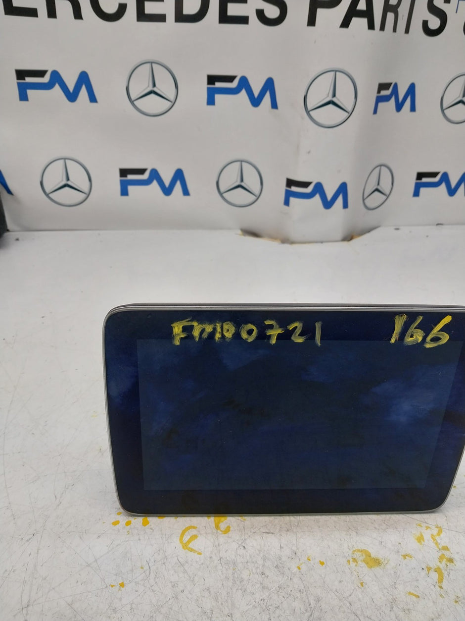 MERCEDES ML/M-CLASS W166 DISPLAY SCREEN A1669007814 2015 FM00721