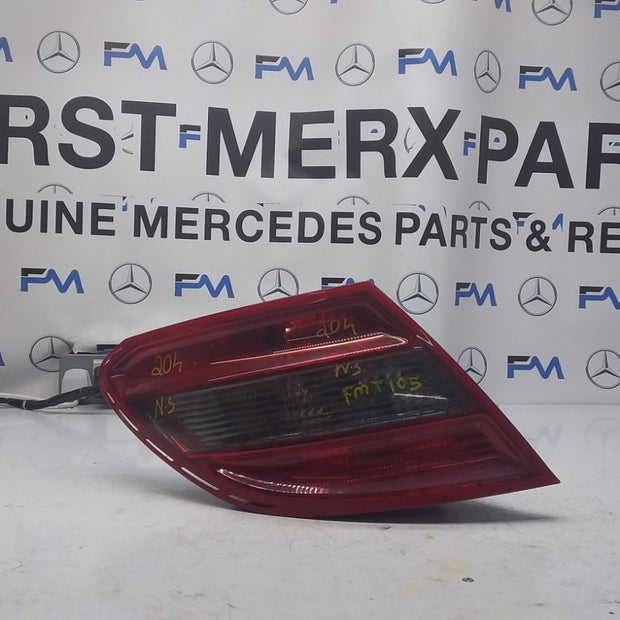 MERCEDES C-CLASS W204 PASSENGER SIDE NS REAR TAIL LIGHT A2048202964 2008 FMT105