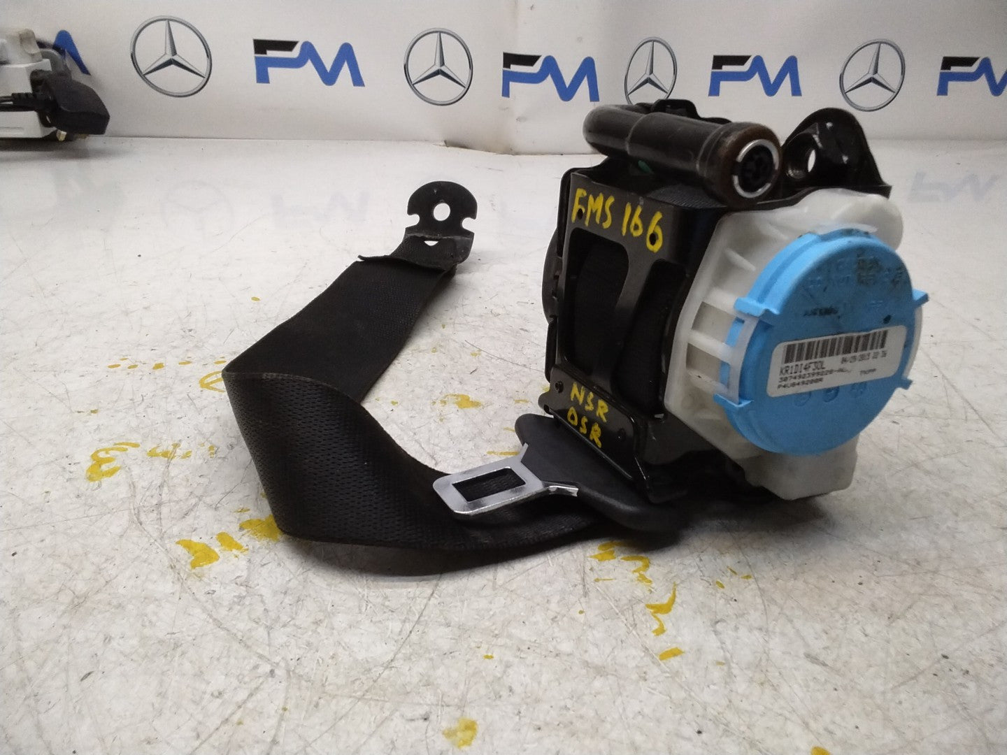 MERCEDES A CLASS W176 REAR L / R SIDE SEAT BELT A1768602385 FMS166 NSR OSR