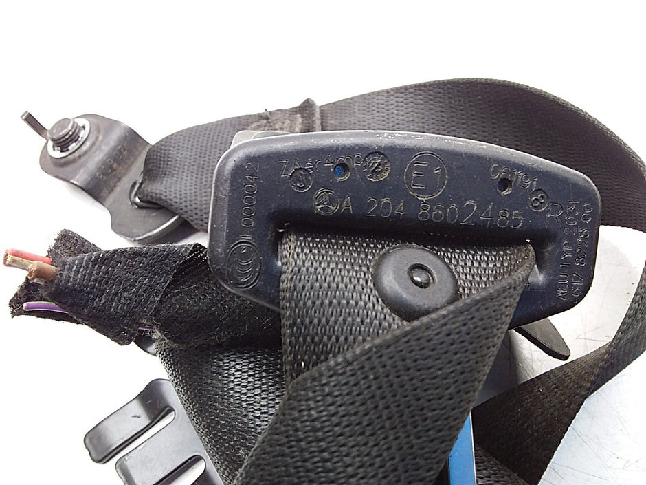 MERCEDES C-CLASS W204 SEAT BELT FRONT RIGHT DRIVER SIDE A2048602485 FMS229 OSF