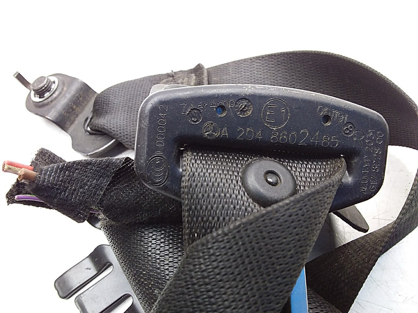 MERCEDES C-CLASS W204 SEAT BELT FRONT RIGHT DRIVER SIDE A2048602485 FMS229 OSF