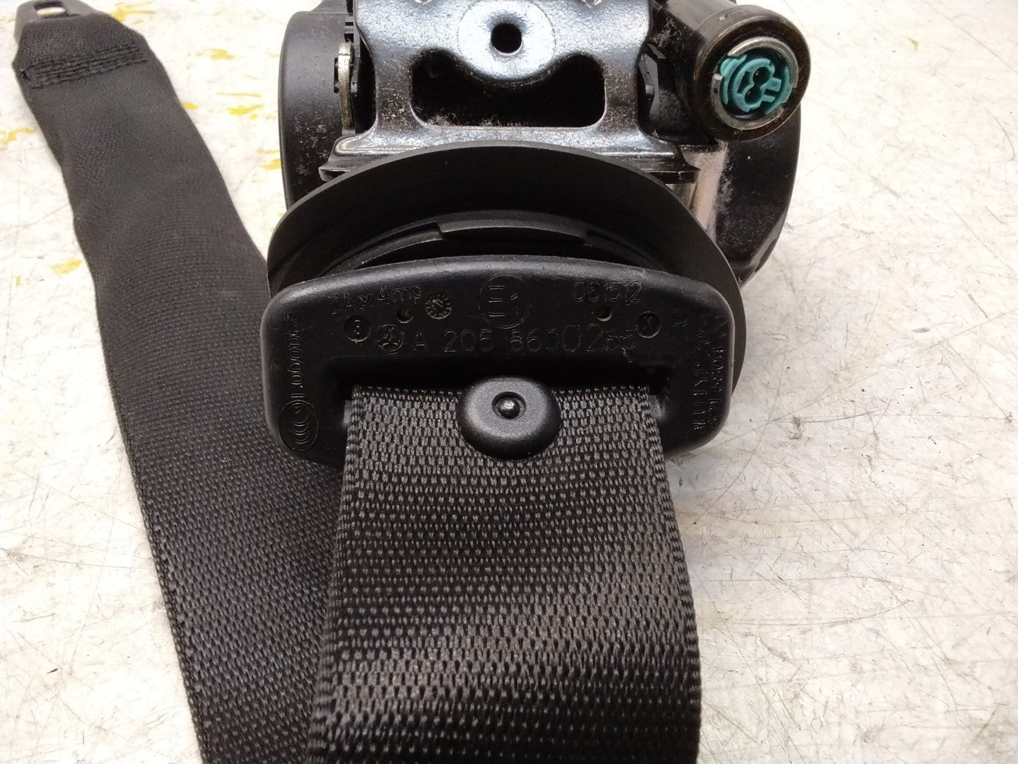 MERCEDES C-CLASS W205 SEAT BELT REAR RIGHT DRIVER SIDE A2058600285 FMS345 OSR