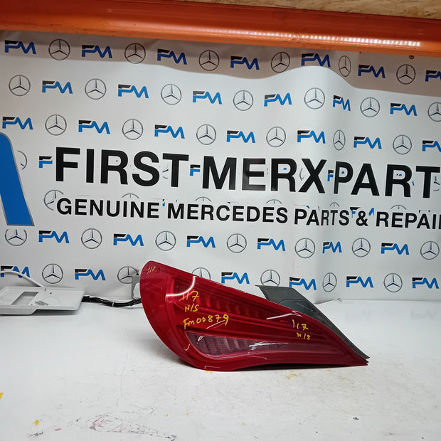 MERCEDES CLA W117 PASSENGER SIDE NS REAR TAIL LIGHT A1179060501 2017 FMT00879