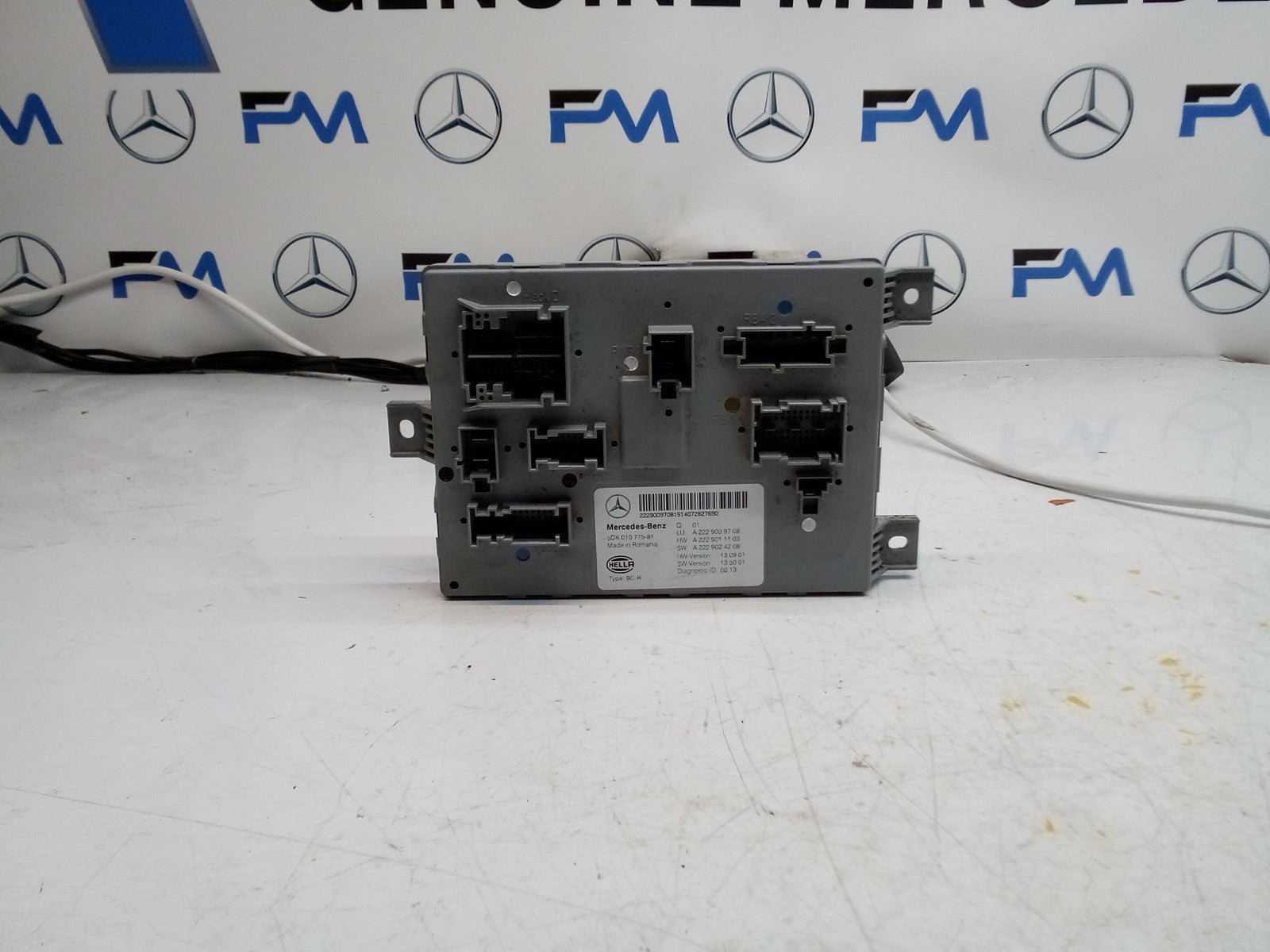 MERCEDES S-CLASS REAR SAM CONTROL MODULE W222 A2229009708 FM00767