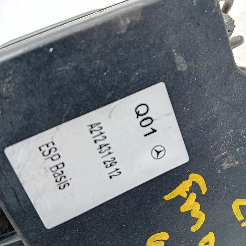 MERCEDES E-CLASS W212 ABS PUMP MODULE CONTROL UNIT A2124312912 FM00973