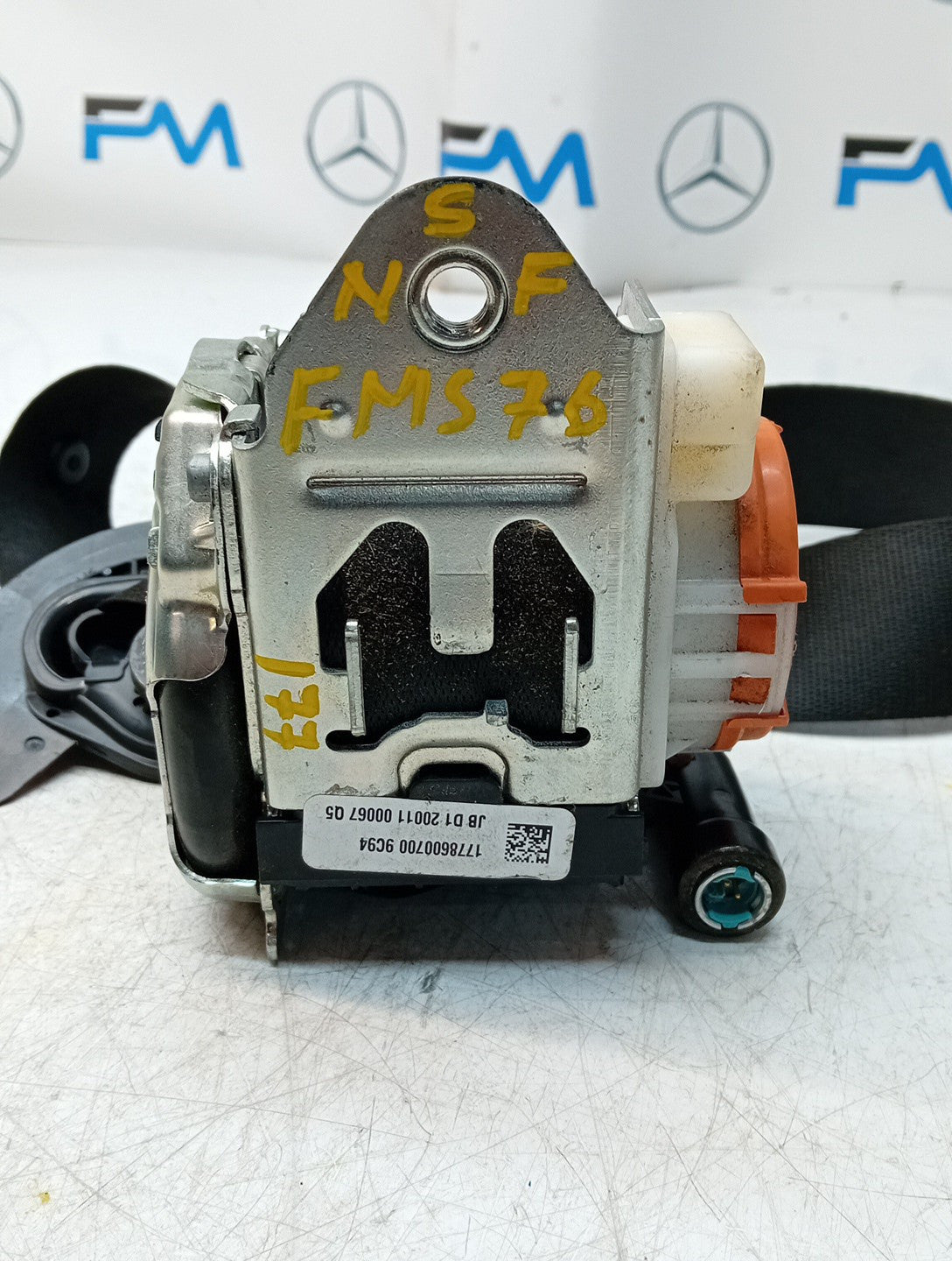 MERCEDES A CLASS  FRONT LEFT SEAT BELT WITH PRETENSIONER A1778600700 FMS76 NSF