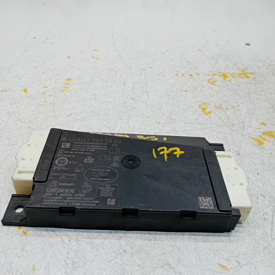 MERCEDES A CLASS IGNITION CONTROL MODULE ECU A1679003504 W177 FM00851