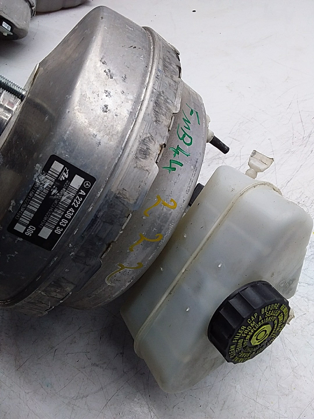 MERCEDES BENZ S-CLASS W222 SERIES 2014 ONWARDS BRAKE SERVO A2054300330 FMB44
