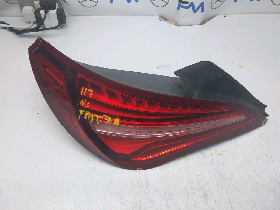 MERCEDES CLA W117 REAR PASSENGER N/S TAIL LIGHT A1769063900 2017 FMT78