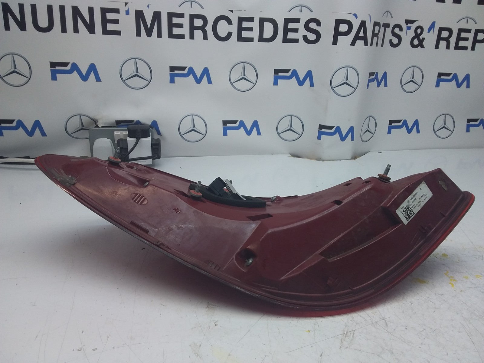 MERCEDES S-CLASS W222 REAR DRIVER O/S TAIL LIGHT A2229065501 2016 FMT86