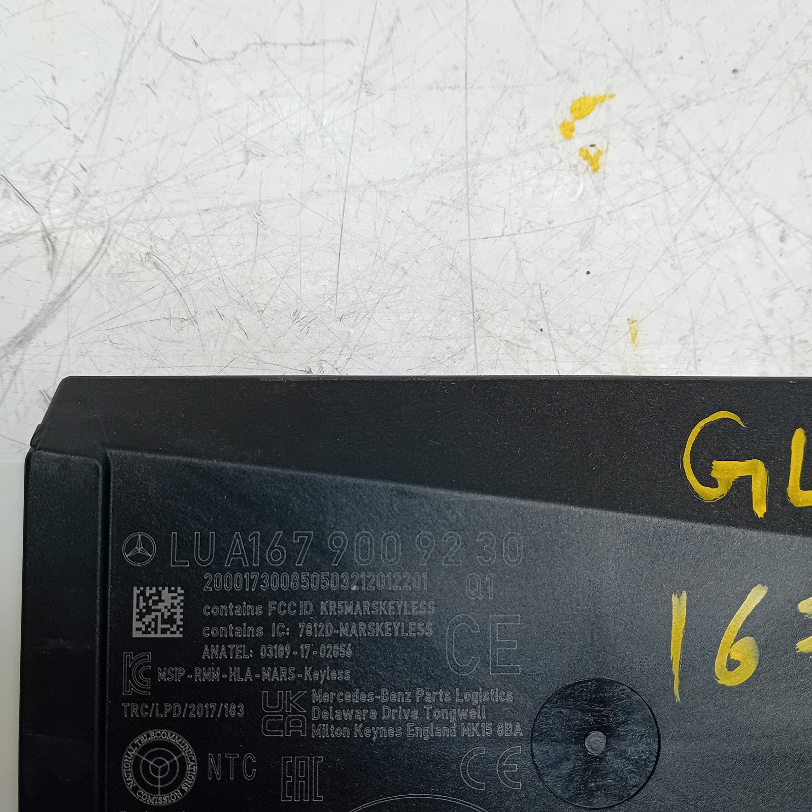 MERCEDES GLE CLASS IGNITION CONTROL MODULE ECU A1679009230 W167 FM00859