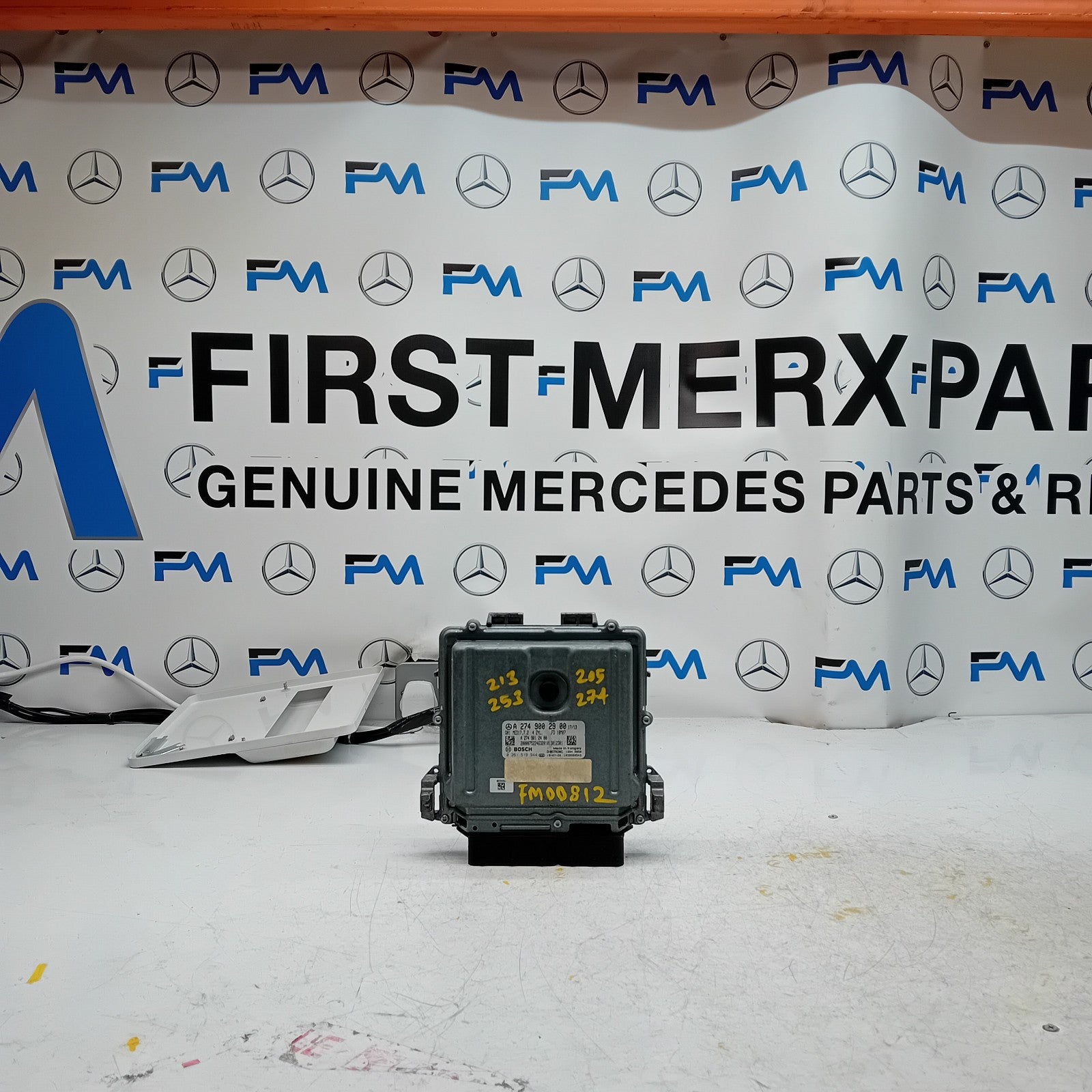 MERCEDES  C-CLASS 2015 ENGINE  ECU CONTROL MODULE A2749002900 FM00812