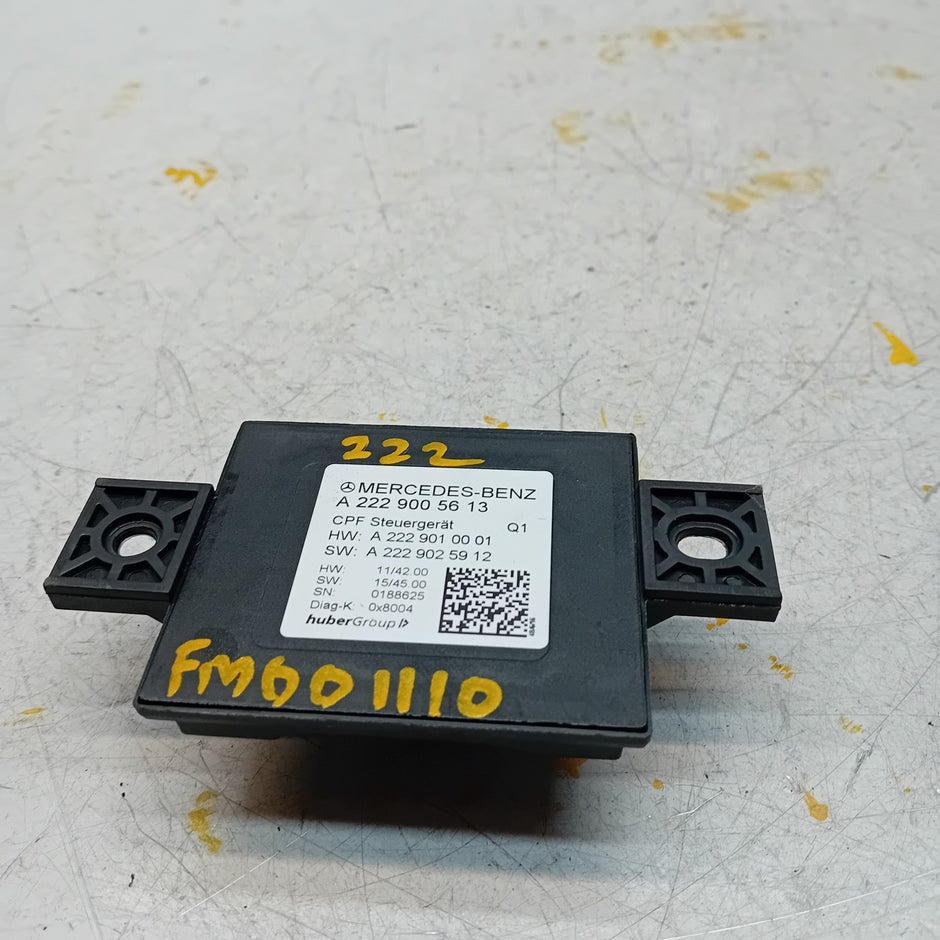 MERCEDES C S CLASS CAMERA REAR CONTROL MODULE ECU A2229005613 FM001110
