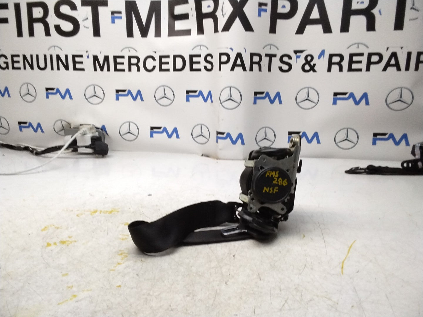 MERCEDES C-CLASS W205 SEAT BELT FRONT PASSENGER LEFT SIDE A2058600185 FMS286 NSF