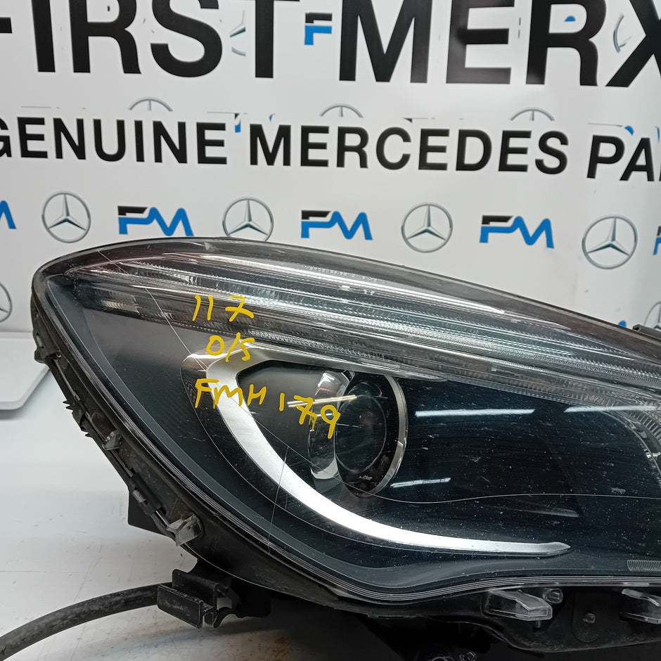 MERCEDES CLA-CLASS HEADLIGHT DRIVER OS  RIGHT A1179065400 2015 BI-XENON FMH179
