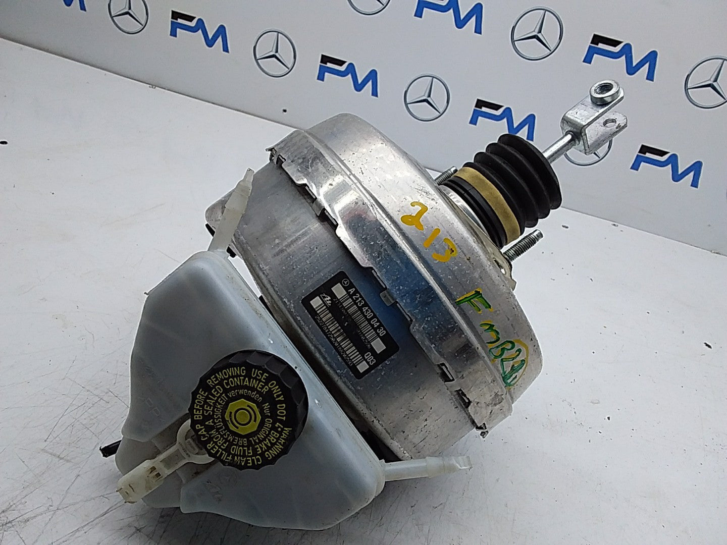 MERCEDES BENZ E-CLASS W213 SERIES 2016 ONWARDS BRAKE SERVO A2134300430 FMB24