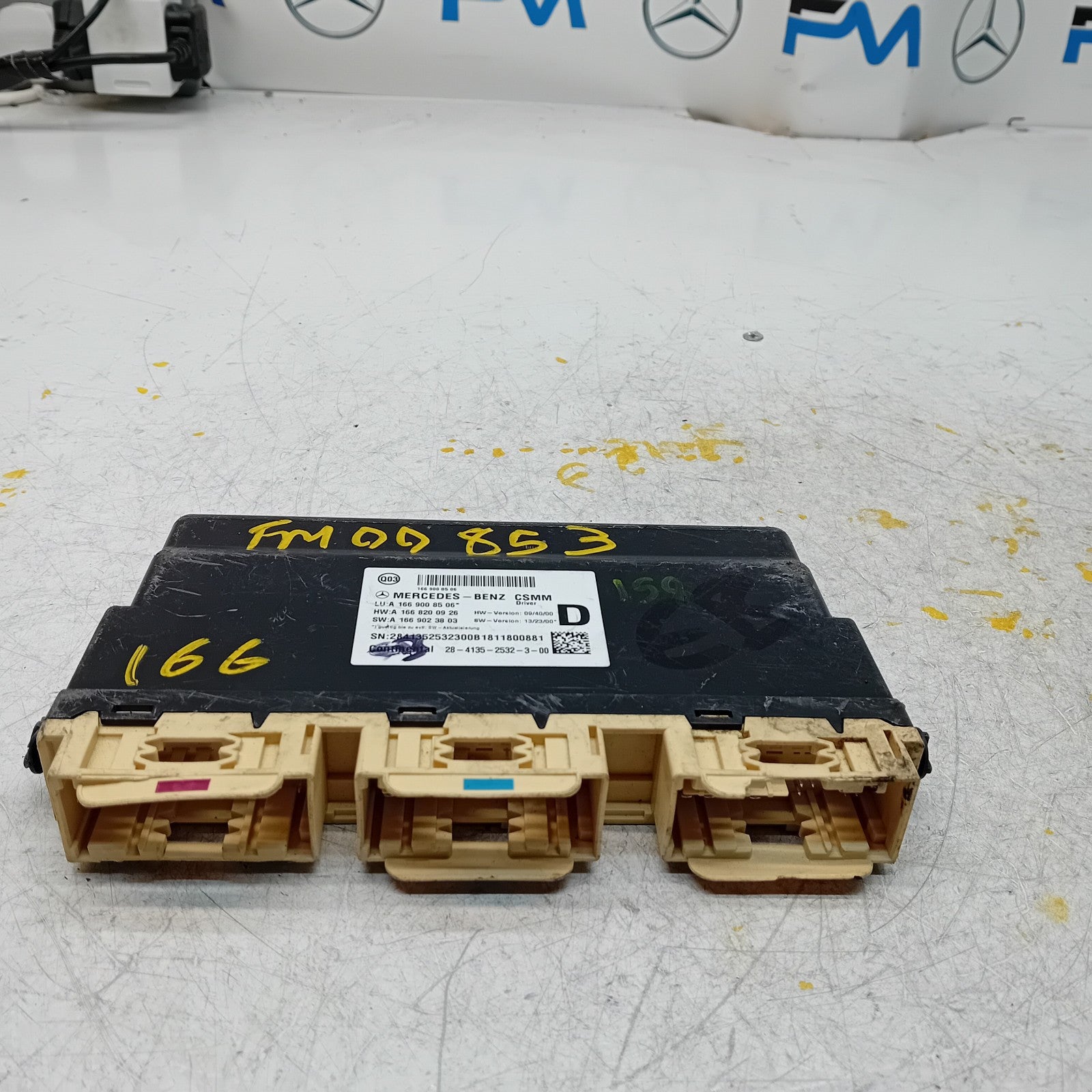 MERCEDES GLS CLASS W166FRONT RIGHT SEAT CONTROL MODULE A1669008506 FM00853
