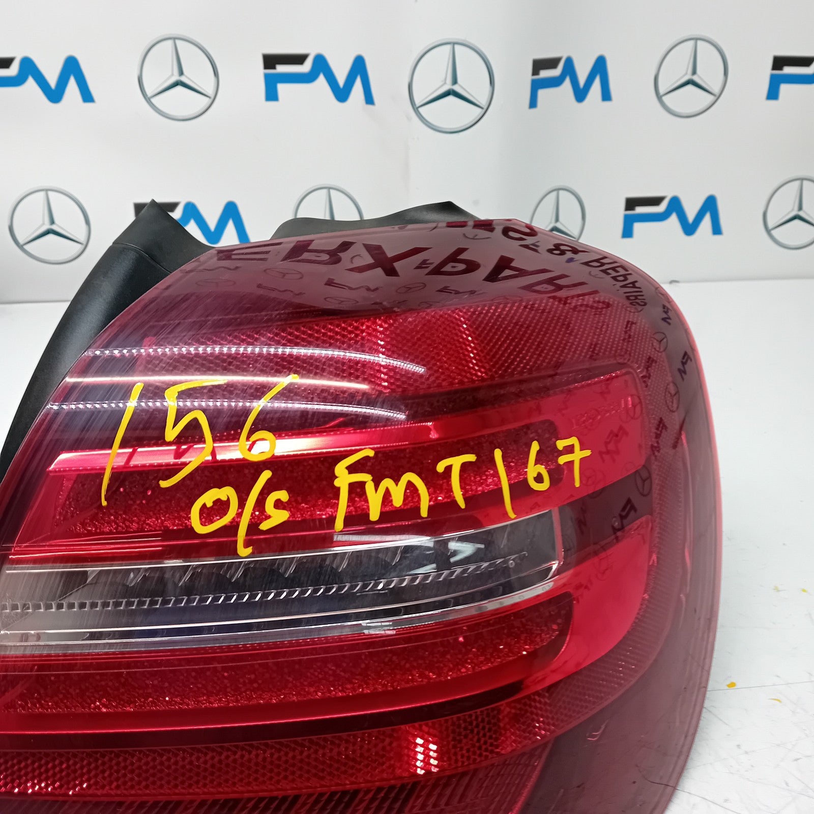 MERCEDES GLA W156 DRIVER SIDE OS REAR TAIL LIGHT A1569069800 2019 FMT167
