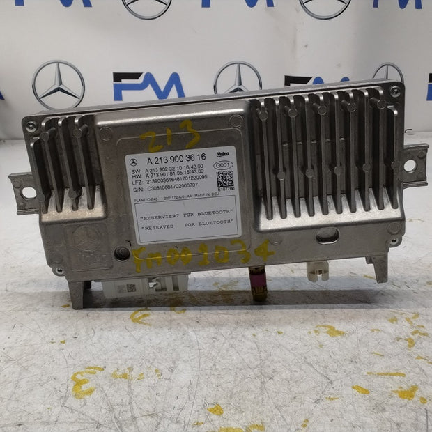 MERCEDES E-CLASS W213 BLUETOOTH PARKING CONTROL MODULE A2139003616 FM001034