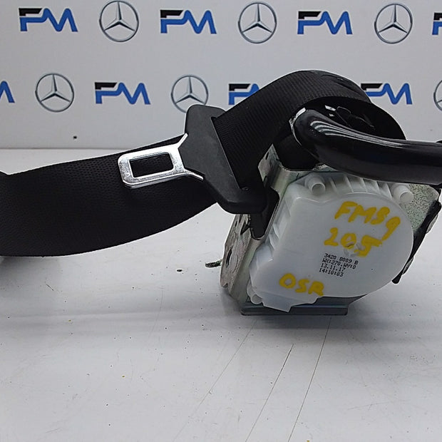 MERCEDES BENZ W205 C CLASS DRIVER REAR SIDE BELT RIGHT OSR A2058600685 FMS9