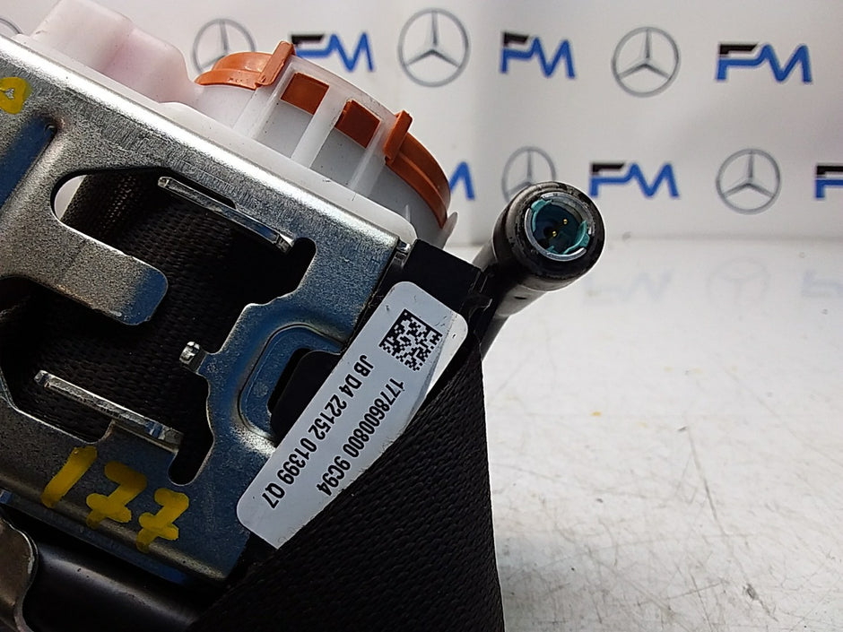 MERCEDES A-CLASS  FRONT RIGHT SEAT BELT WITH PRETENSIONER A1778600800 FMS58 OSF