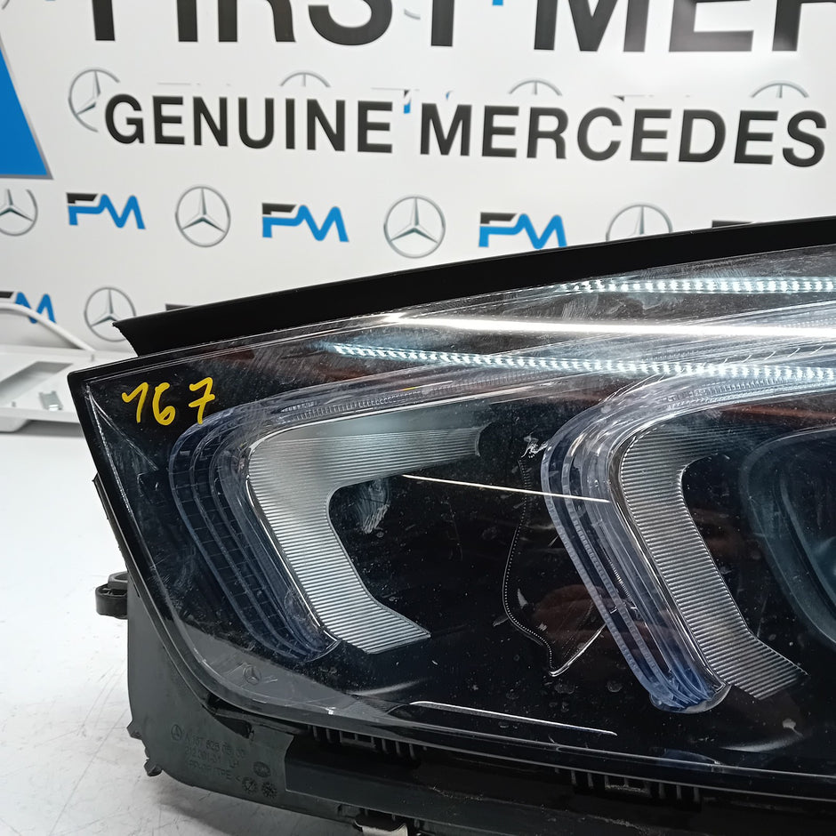MERCEDES GLE HEADLIGHT PASSENGER NS LEFT A1679064508 2023 LED HIGH PERFOR FMH181
