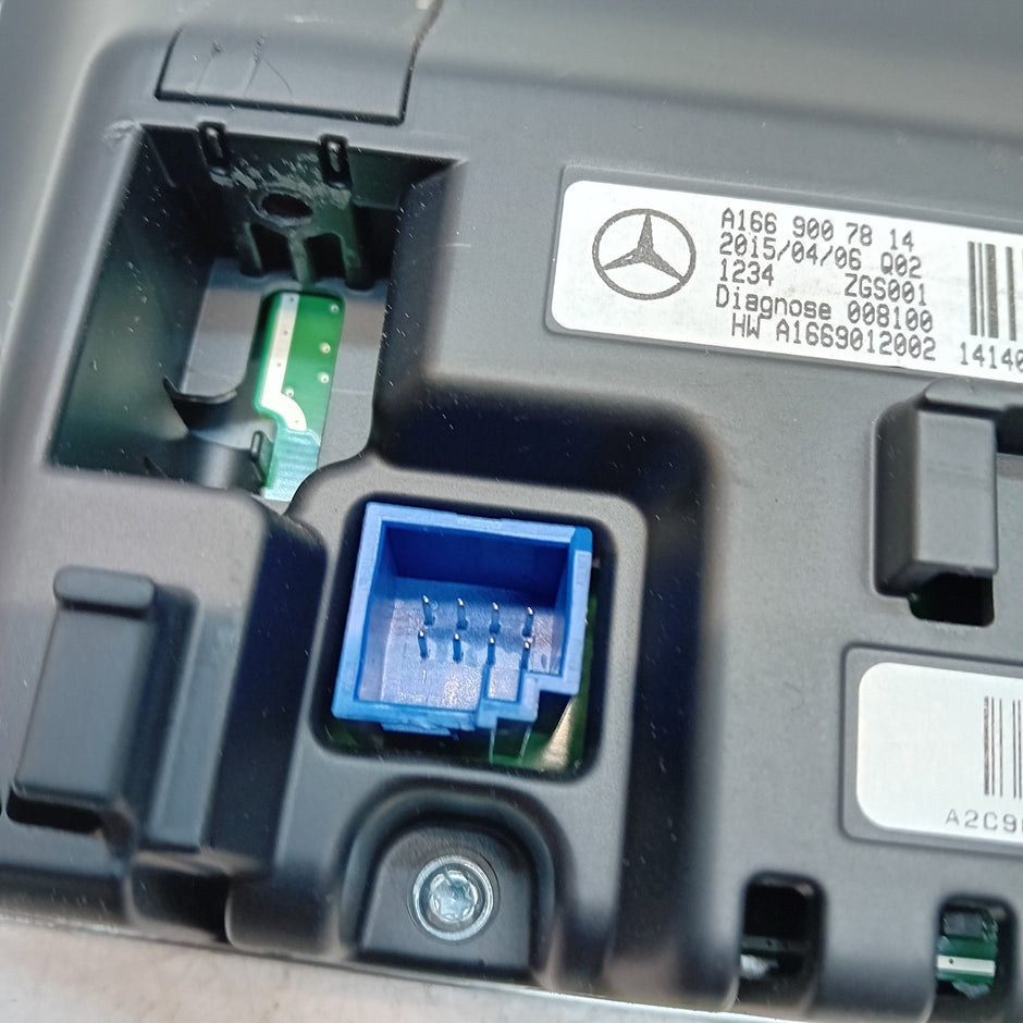 MERCEDES CLA W117 W166 DISPLAY SCREEN CLUSTER A1669007814 2015 FM00886