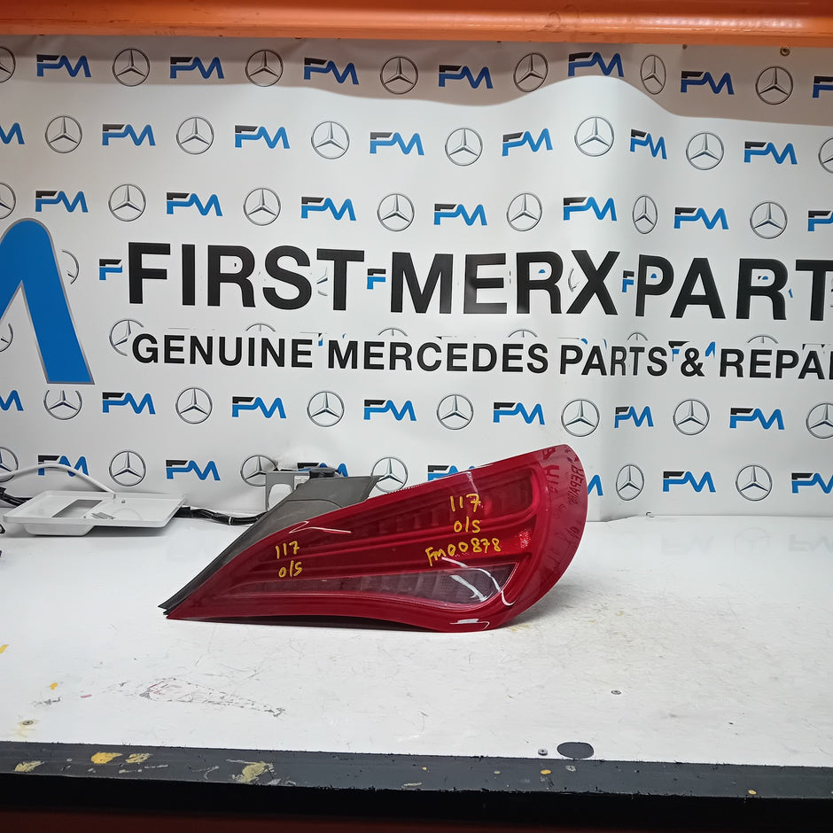 MERCEDES CLA W117 DRIVER SIDE OS REAR TAIL LIGHT A1179060601 2017 FMT00878