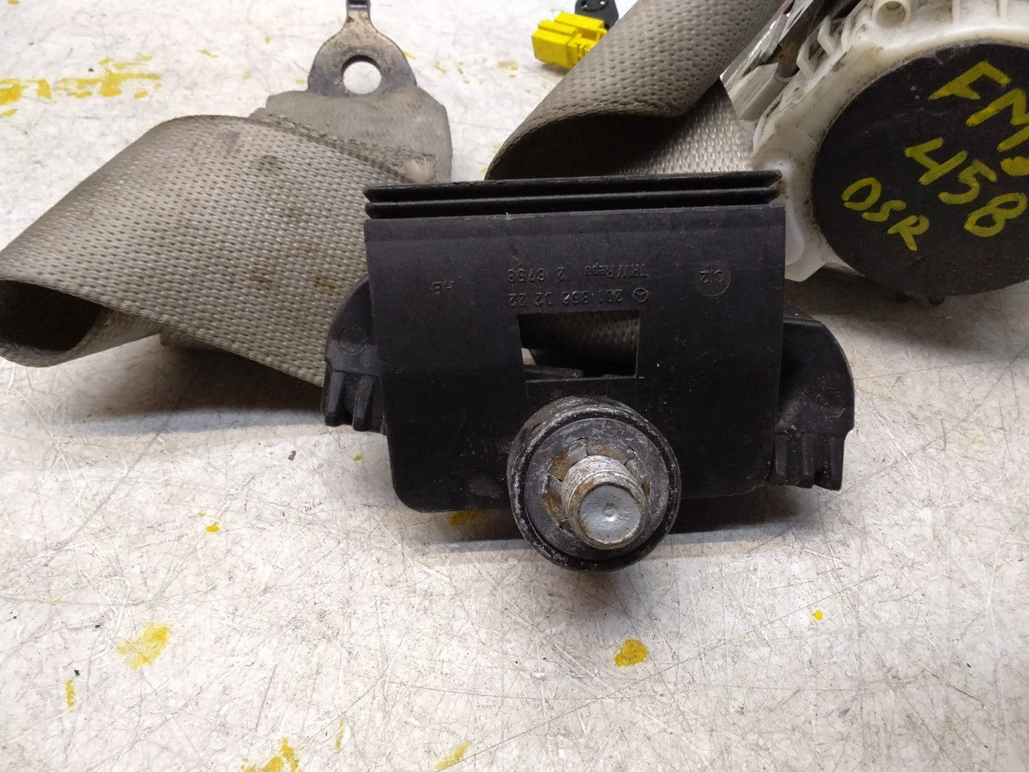 MERCEDES GL CLASS W164 REAR SEAT BELT RIGHT A2018680222 FMS458 OSR