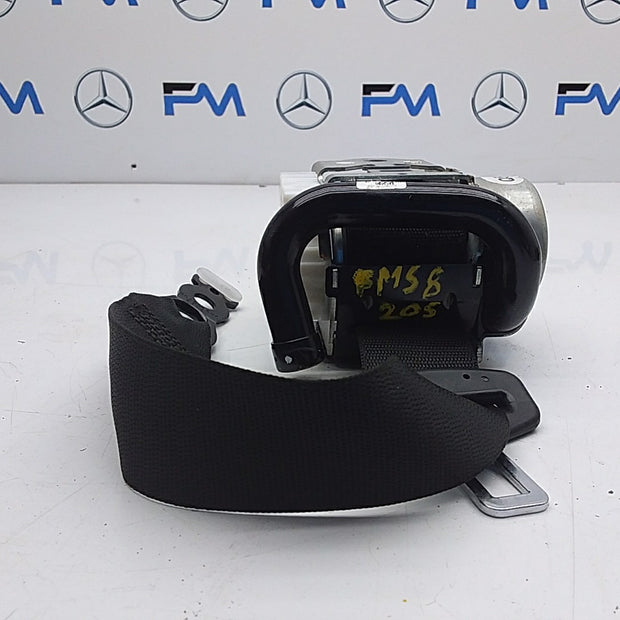 MERCEDES C-CLASS W205 REAR PASSENGER SIDE N/S/R SEAT BELT A2058600585 FMS 8